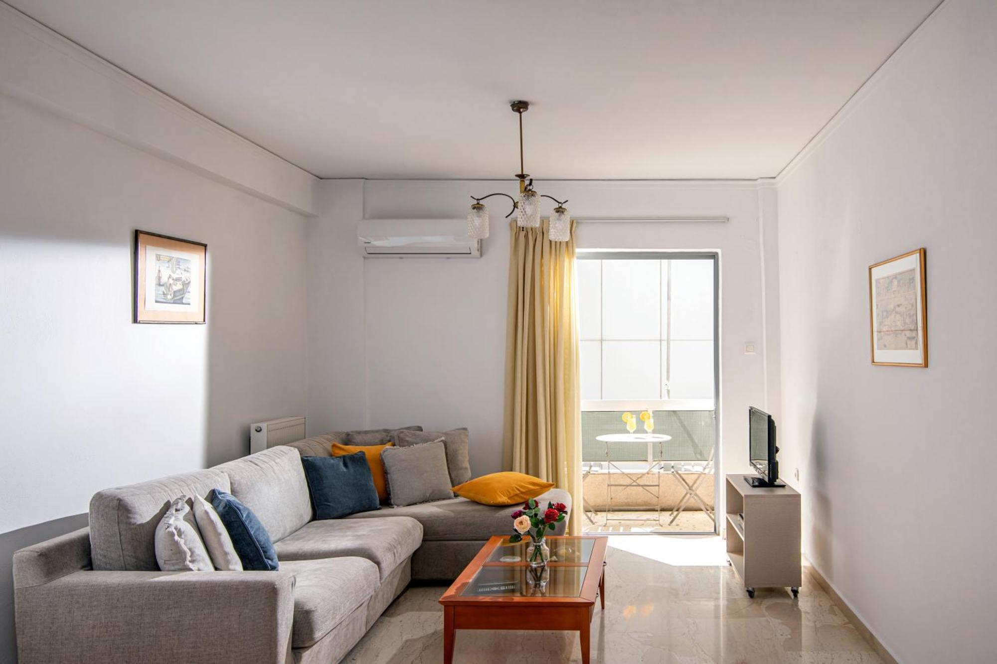 Central Double Bedroom Apartment Heraclión Exterior foto